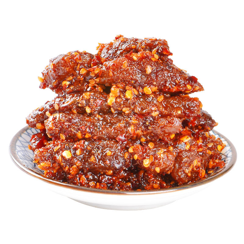 蜀香麻辣味120g小零食熟食牛肉干 比比妙牛肉类