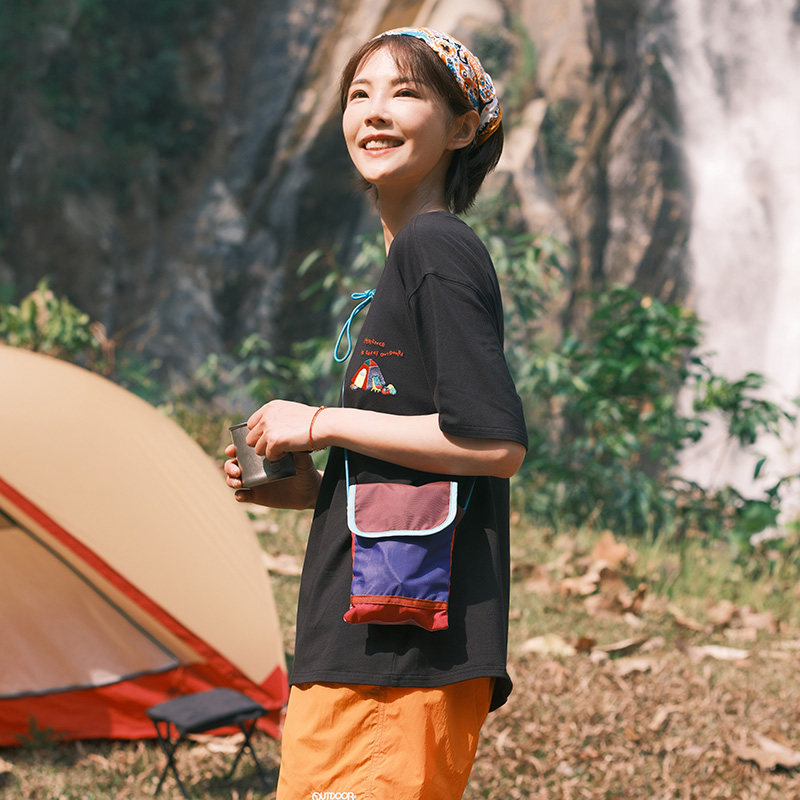 outdoor products 商场同款女圆领T恤棉感舒适吸湿透气时尚百搭,淘宝优惠券,粉丝福利购,淘宝优惠卷