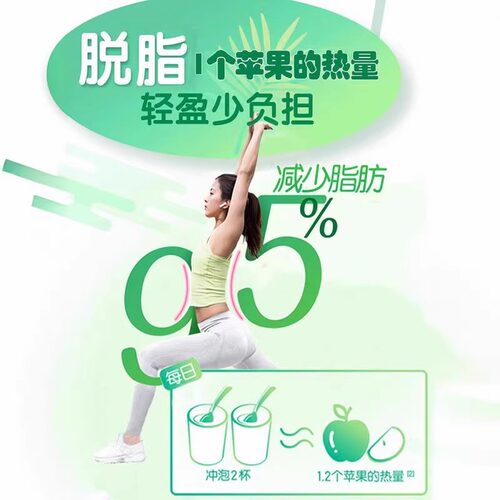 伊利高蛋白脱脂高钙奶粉成人轻食营养早餐低脂牛奶袋装小条装家用 - 图1