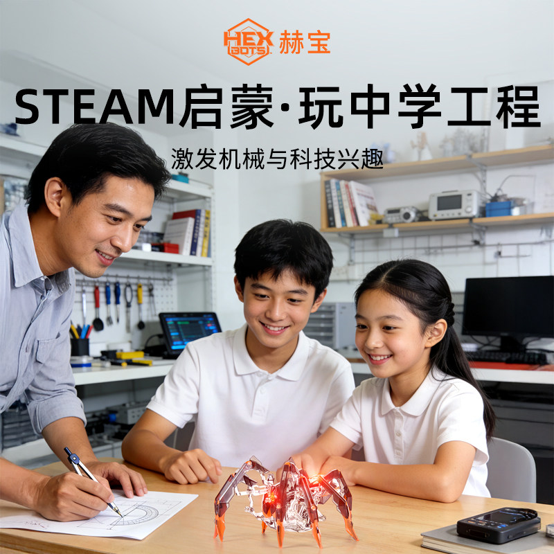 【年货狂欢季】赫宝机器人仿生黑寡妇电动遥控车蜘蛛虫爬行玩具,淘宝优惠券,粉丝福利购,淘宝优惠卷