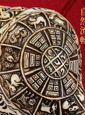 吉祥摆件藏村贝壳雕花