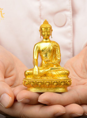 藏村铜制随身小铜像摆件