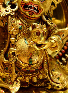 家居客厅16寸铜像玄关造像摆件