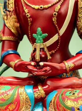 室内家用铜像藏式雕像摆件10寸