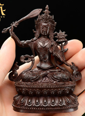 藏村铜摆件复古工艺铸造花纹清晰