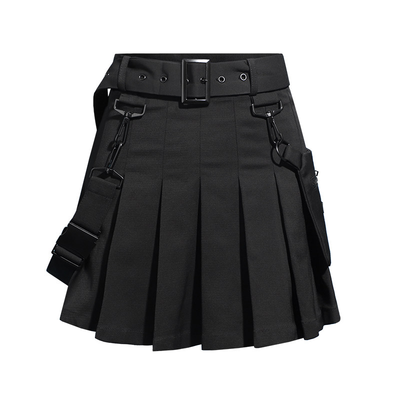 原宿风高腰女子防走光裤裙半身裙 showroomplus半身裙