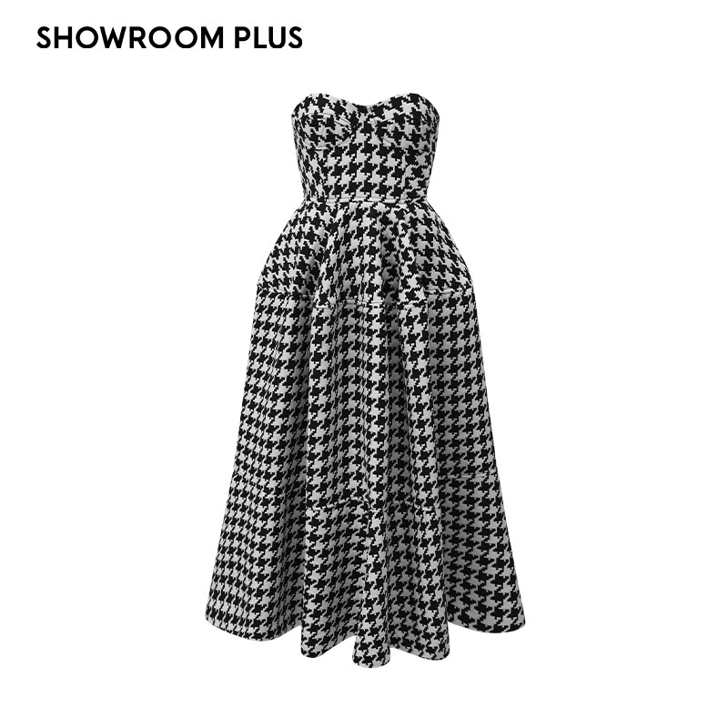 showroomplus2021设计感礼服裙子 showroomplus连衣裙