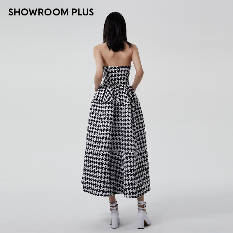 showroomplus2021设计感礼服裙子 showroomplus连衣裙