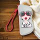 Portable glasses box for women with high-end sense of pressure-proof