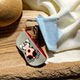 Portable glasses box for women with high-end sense of pressure-proof