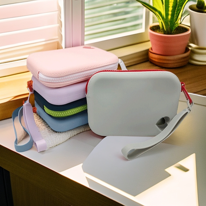 多功能硅胶收纳包钥匙防水防尘证件包数据姨妈巾收纳包宠物零食袋,淘宝优惠券,粉丝福利购,淘宝优惠卷