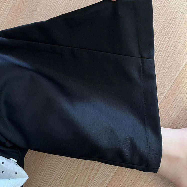 黑色阔腿西装裤女款夏裤子宽松bf慵懒风大码胖mm显瘦小个子休闲裤,淘宝优惠券,粉丝福利购,淘宝优惠卷