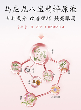马应龙眼膜贴淡化熊猫眼眼袋保湿紧致眼贴膜改善细纹抗皱八宝