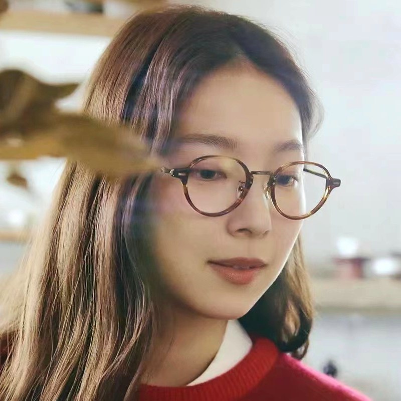 在原美由纪同款眼镜框女配高度近视高度数日系复古圆框钛架男镜架,淘宝优惠券,粉丝福利购,淘宝优惠卷