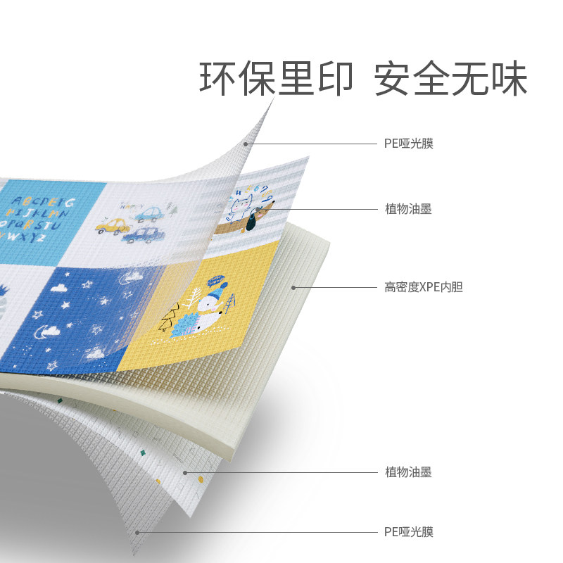 爬行垫加厚客厅家用无毒味地垫子 tomorrowsky爬行垫