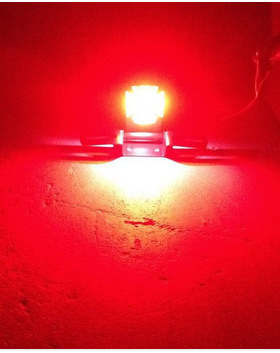 摩托车LED尾灯改装配件带支架LED灯复古十字架超酷尾灯摩托车用品