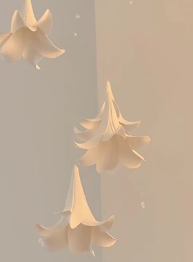 雨季来临之前仿真百合花头风铃