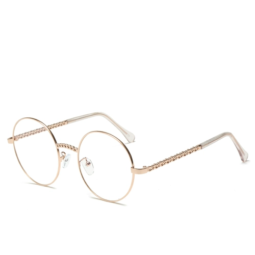 Иопия имеет степень очков рамки мужские Blu -Ray Стала Круглые рамы