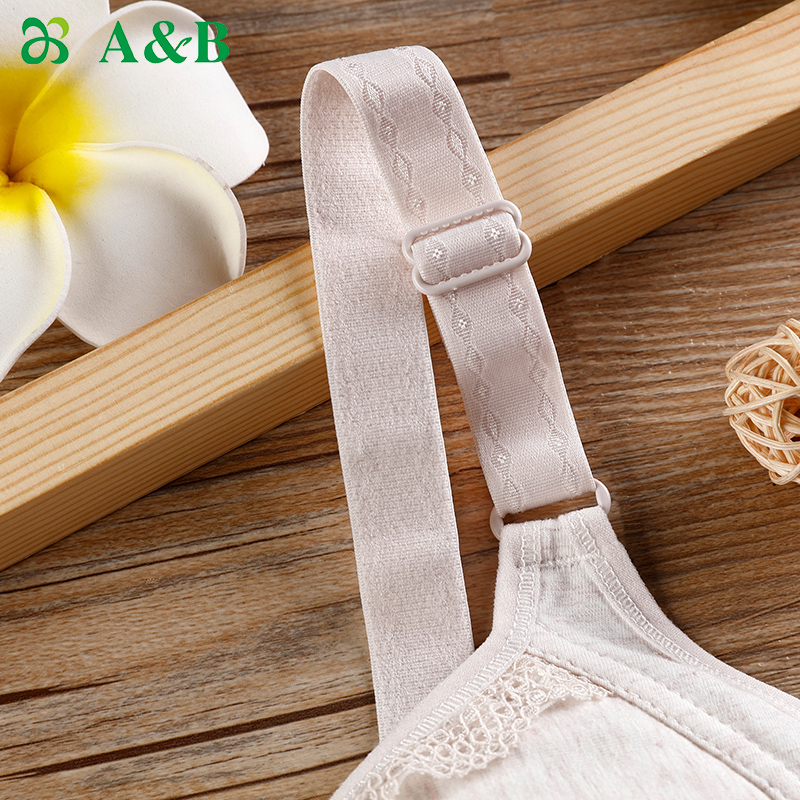 A＆Bab内衣女士文胸舒适无钢圈薄棉透气文胸上托无痕胸罩C433 - 图1