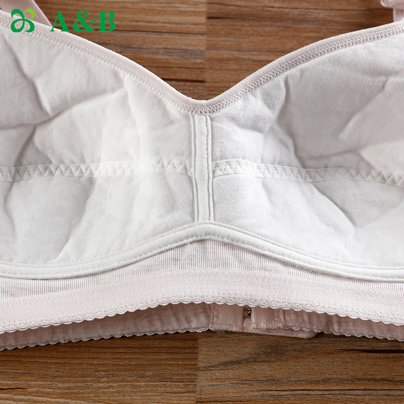 A＆Bab内衣女士文胸舒适无钢圈薄棉透气文胸上托无痕胸罩C433 - 图2