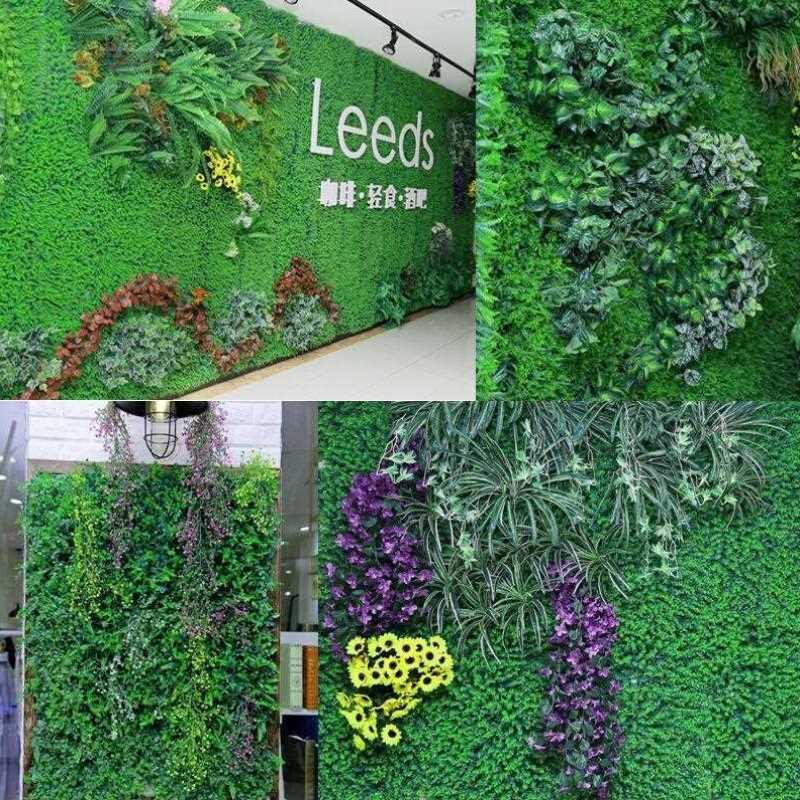 睿富仿真草坪人造植物塑料草人工假草皮绿植墙面装饰草坪垫子假草