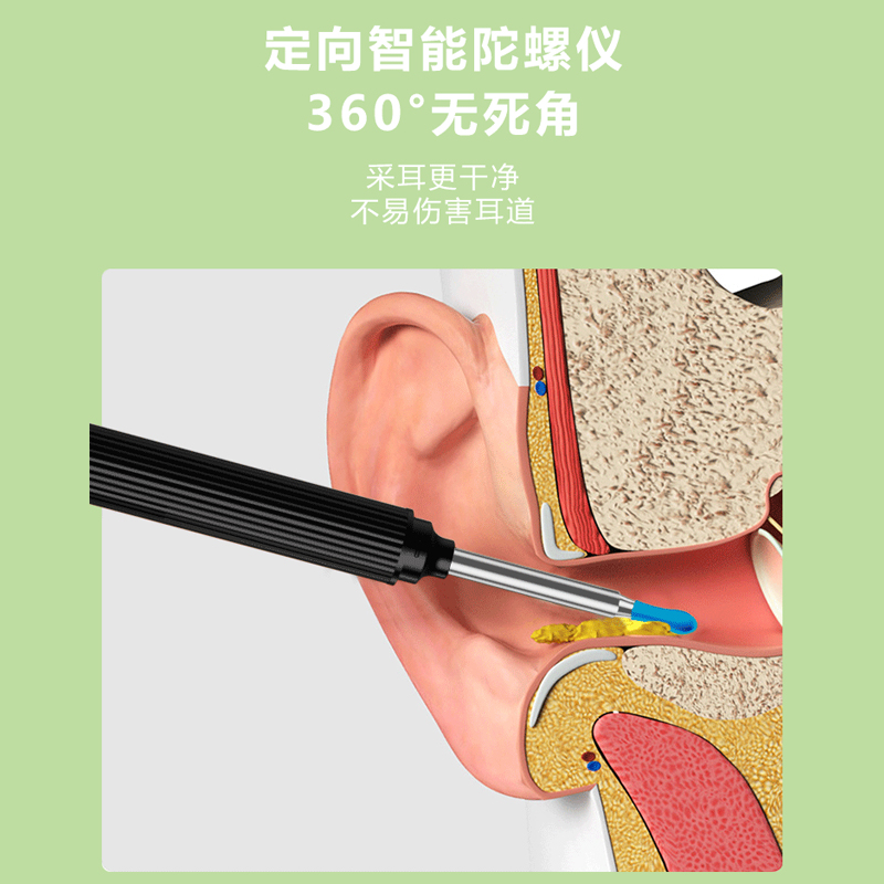 智能可视采耳仪器掏耳勺高清设备掏耳朵神器摄像头耳内镜高级耳器 - 图2