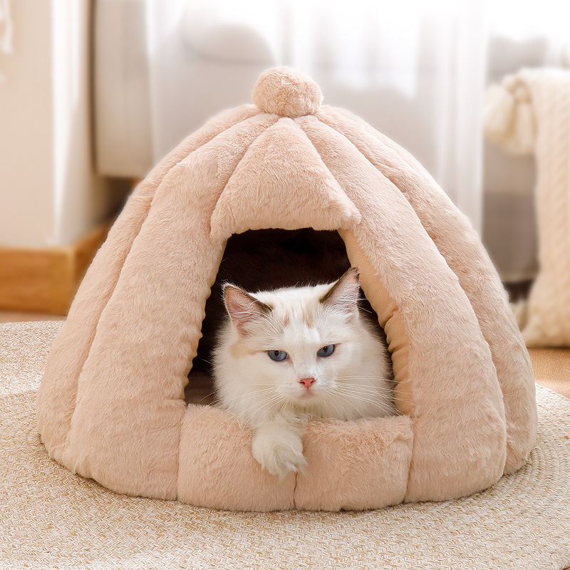 猫窝冬季保暖猫咪封闭式猫屋四季通用可拆洗冬天狗窝加厚宠物垫子