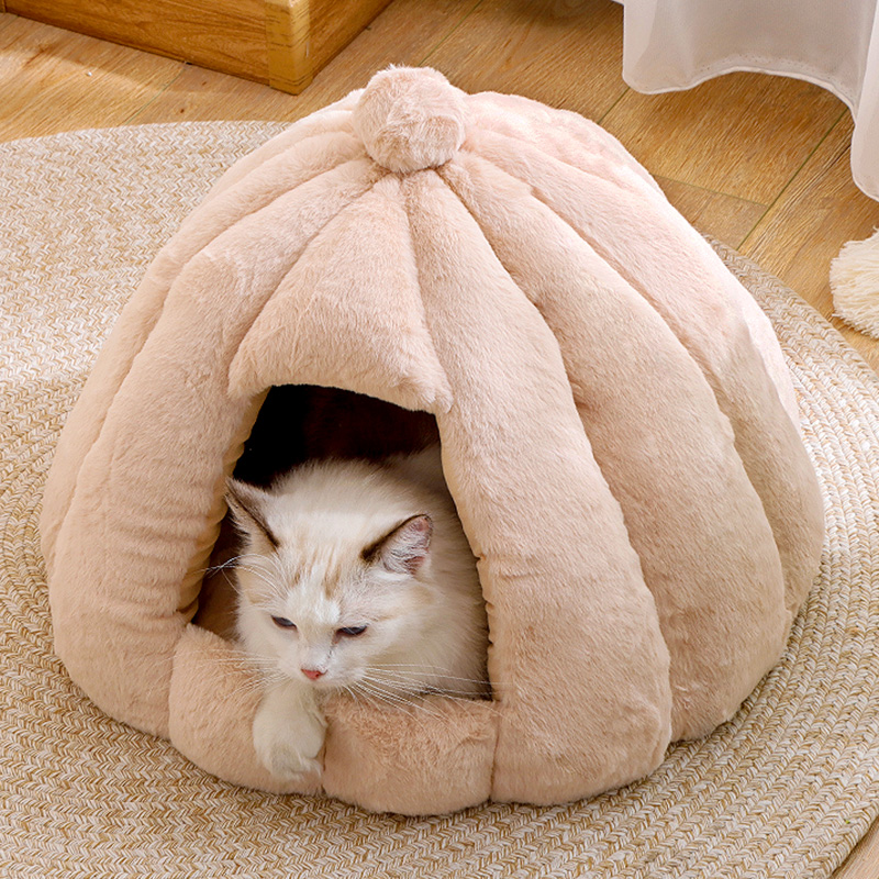 猫窝冬季保暖猫咪封闭式猫屋四季通用可拆洗冬天狗窝加厚宠物垫子