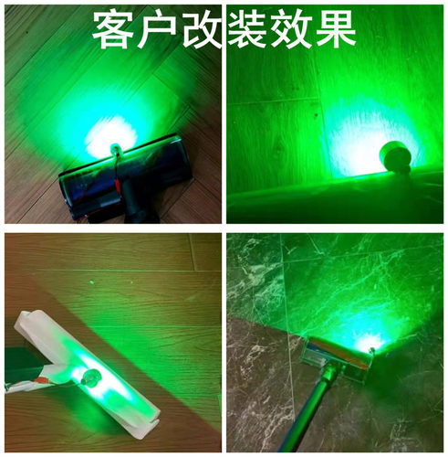高亮3VLED灯珠5号电池款灯泡手工模型吸尘器改造改装灯绿光带开关 - 图2