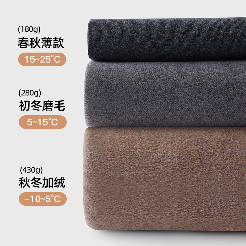 灰色连裤袜打底袜女春秋冬胖mm大码棉平纹打底裤特厚抗寒加绒保暖 - 图3