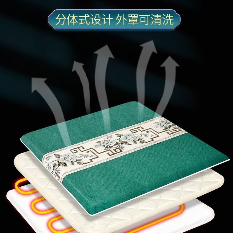 艾远堂电加热坐垫艾草发热办公室家用艾绒垫艾制品理疗垫艾灸坐垫 - 图0