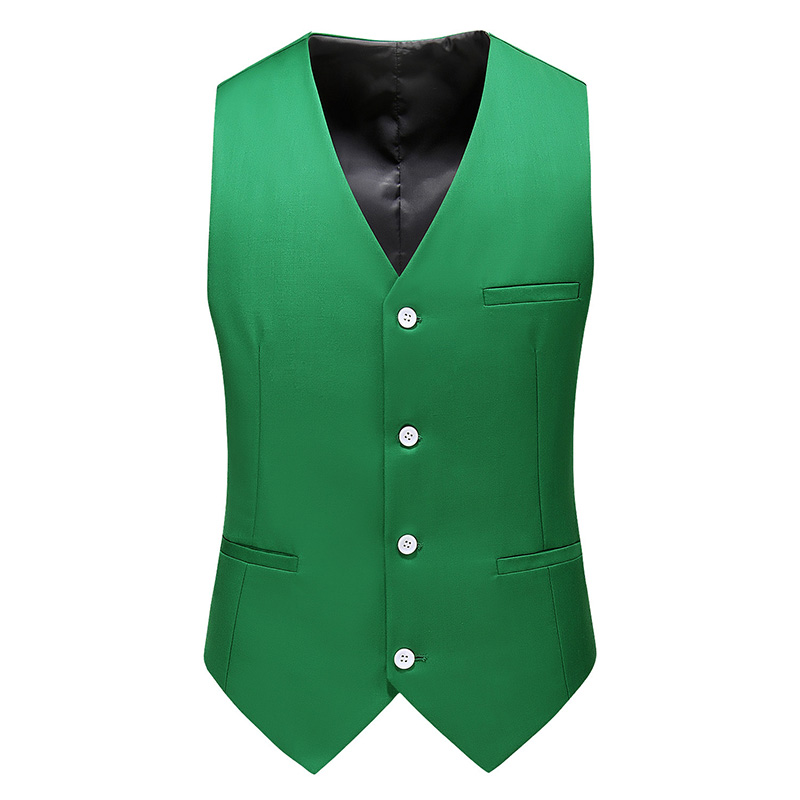 西装马甲男Men Vest Mens Casual Suit V-necked Slim Fit Vests