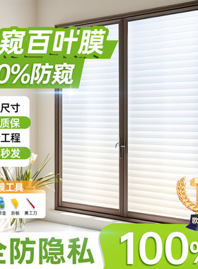 卫生间玻璃窗透光不透人防窥膜