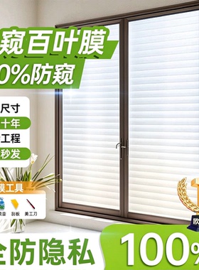 卫生间玻璃窗透光不透人防窥膜