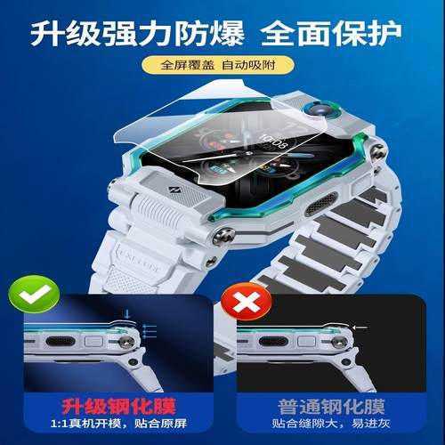 小天才儿童电话手表Z10钢化膜Q2A/D2/Z5a/Z6A/Z7/Z8/Z9/Z6A保护套 - 图1