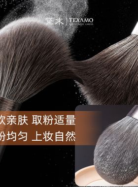Texamo黛末烁影11支巨柔软化妆刷新手套装眼影刷散粉刷铺色彩妆刷