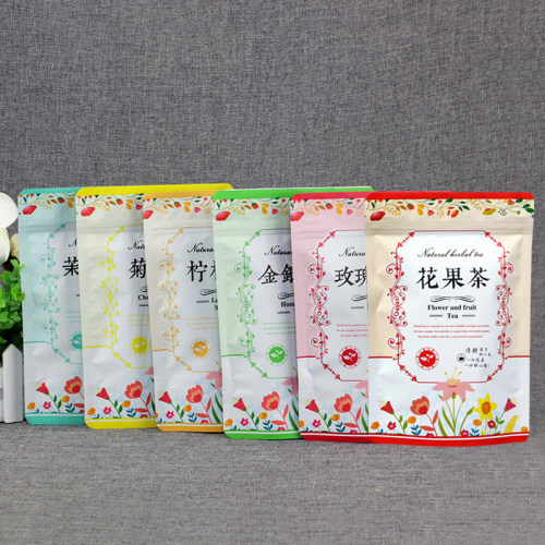 花茶袋子包装袋花草养生茶袋自封水果茶金银茉莉玫瑰菊花茶分装袋 - 图1