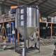 Zhanjiang 3000L304 stainless steel electric heating mixing barrel large plastic particle mixer vertical storage silo