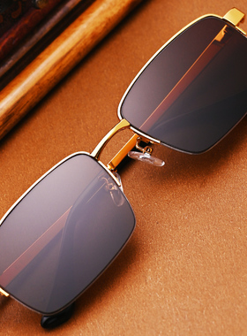 正品太阳镜箫秒天然水晶石清凉