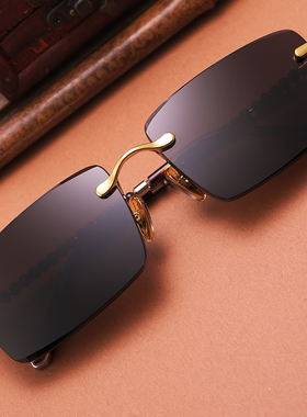 天然水晶东海钻石切边耐磨太阳镜