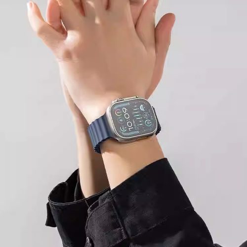 适用applewatch ultra2海洋表带iwatch9苹果S8手表S9 49mm表带 - 图2