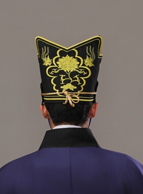 祭祀大典主祭官古装汉服帽五梁冠