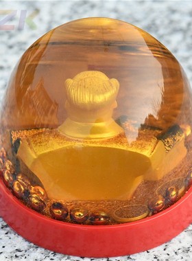 毛主席像流沙摆件汽车饰品摆饰家居装饰笔筒办公室书房时尚礼品t8