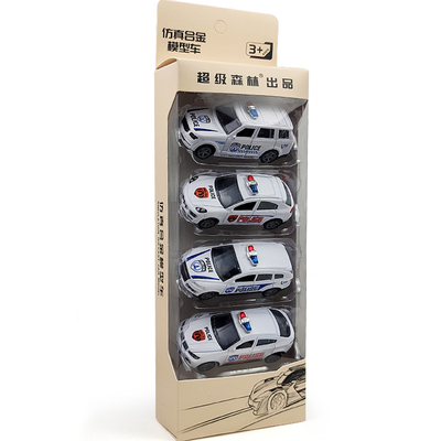 儿童玩具车合金小汽车模型SUV警车耐摔