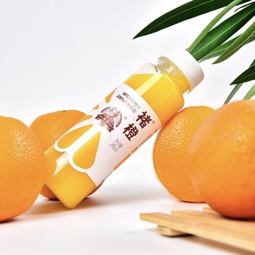 褚橙NFC鲜榨橙汁245ml*12瓶新鲜果汁非浓缩还原0添0防腐0香精包邮 - 图1