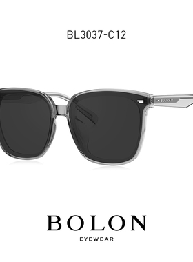 bolon暴龙新品韩版黑超板材眼镜