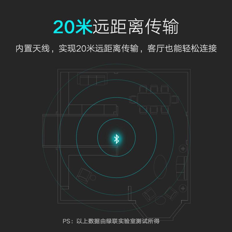 绿联维联特专卖店绿联电脑蓝牙适配器台式机笔记本pc主机外接无线耳机键盘4.0免驱动5.0外置usb蓝牙模块发射接收器通用ps4手柄3