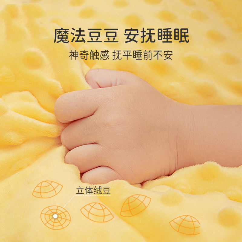 新生婴儿包被初生抱被秋冬季宝宝加厚豆豆绒防惊跳安抚产房待产包,淘宝优惠券,粉丝福利购,淘宝优惠卷