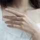 Simulated fake diamond ring wedding props bride opening