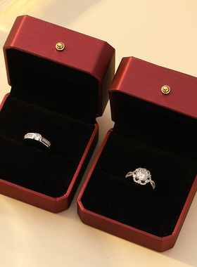 仿真结婚对戒情侣戒指一对